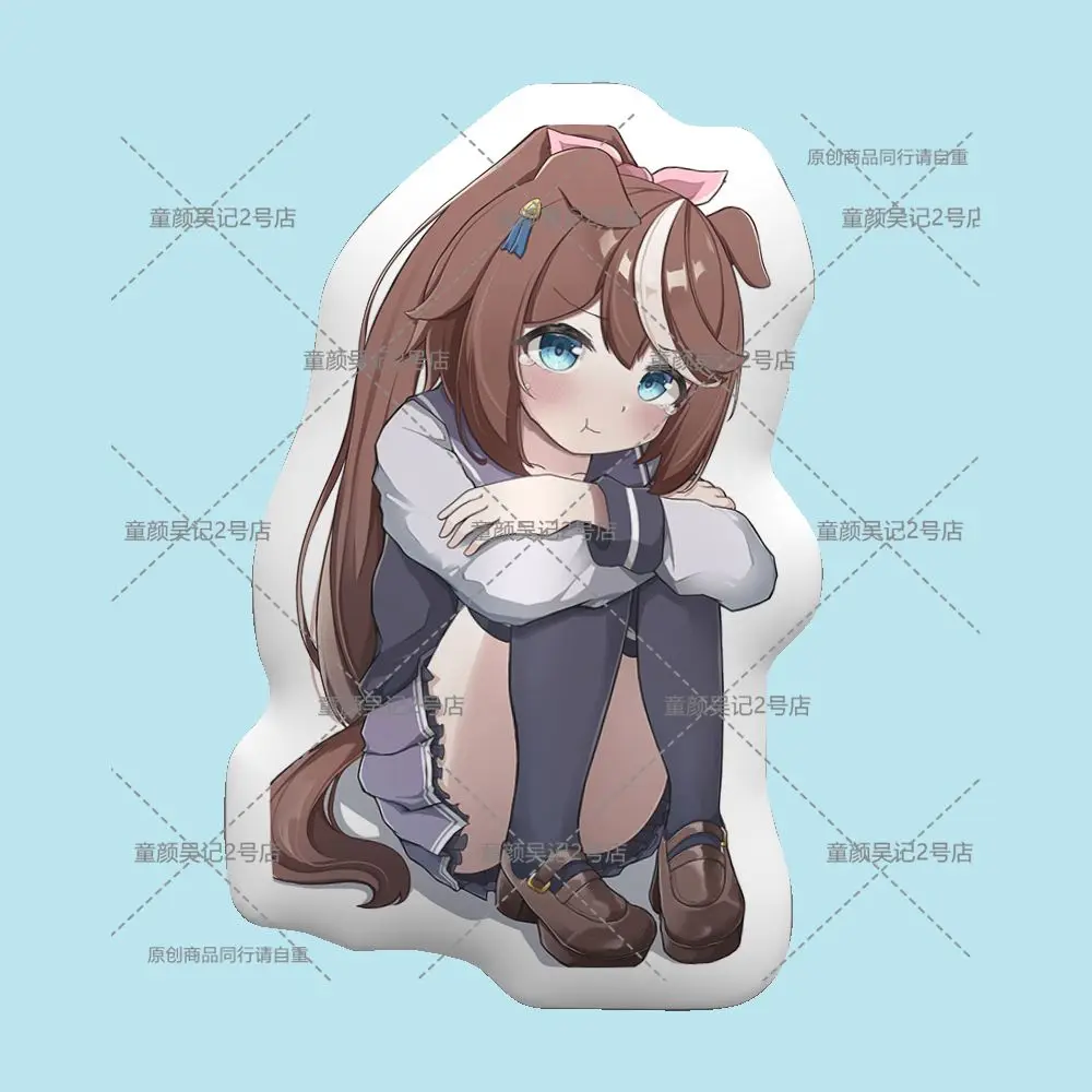 35/40/45cm Anime Umamusume: Pretty Derby  Tokai Teio Plush Cushion Soft Stuffed Cushion Kids Plushie Pillows Sofa Bed Gift