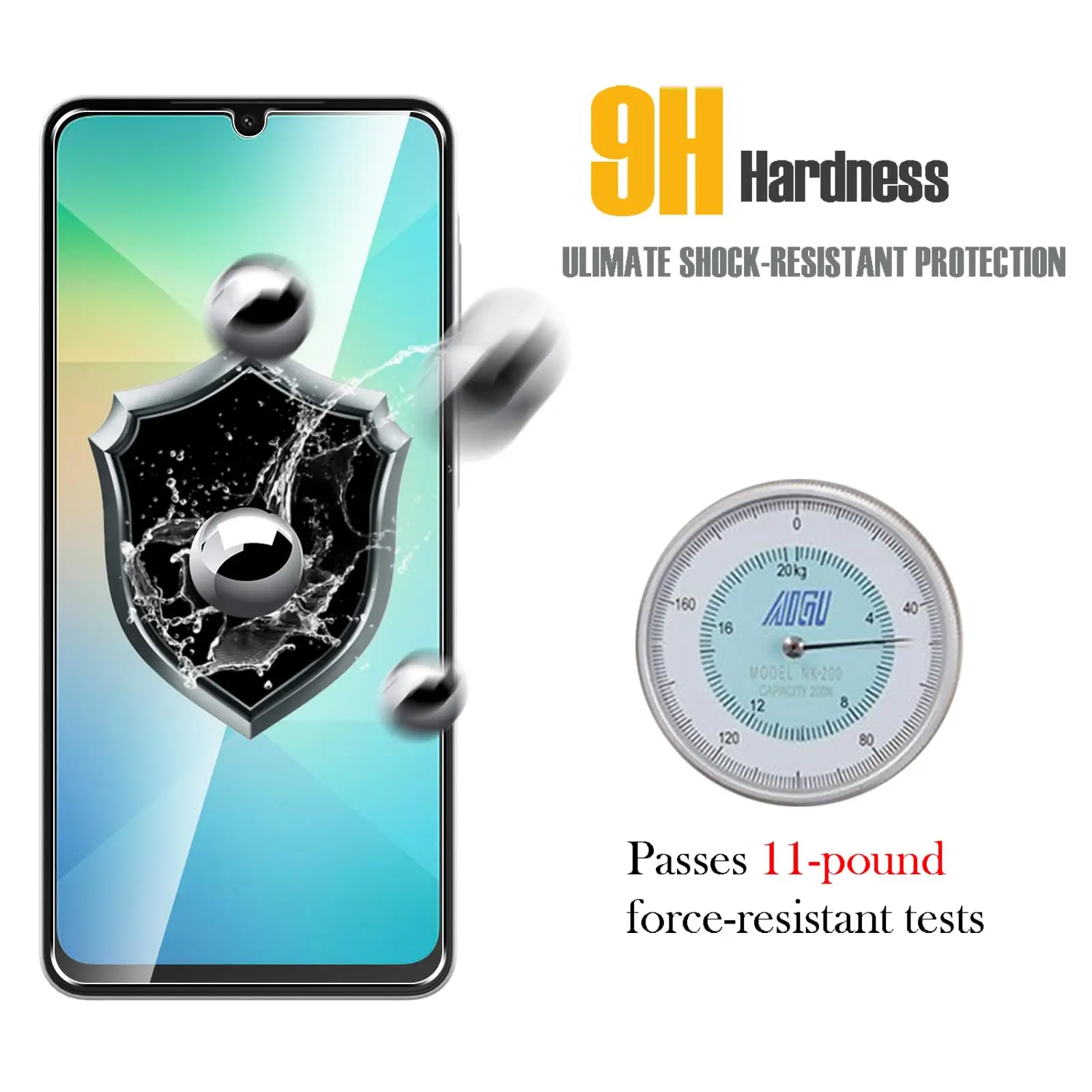 

For Samsung Galaxy A07 4G 5G Screen Protector Tempered Glass HD 9H Transparent Clear Anti Scratch Case Friendly