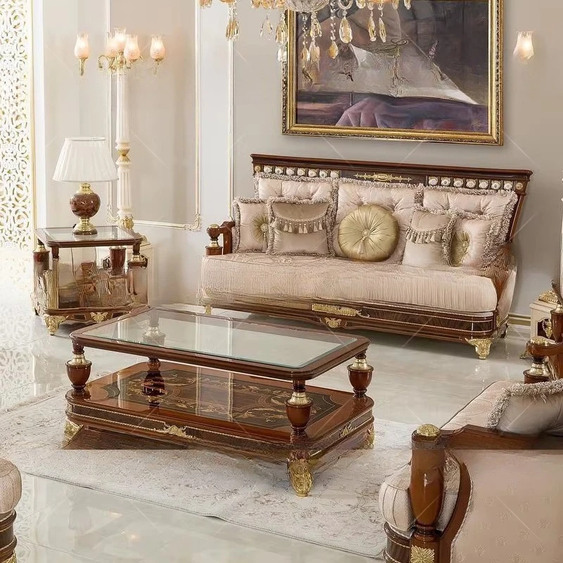 House decoration interior living room furniture set, Arabic armrest sofa, wooden frame sofa set, office furniture
