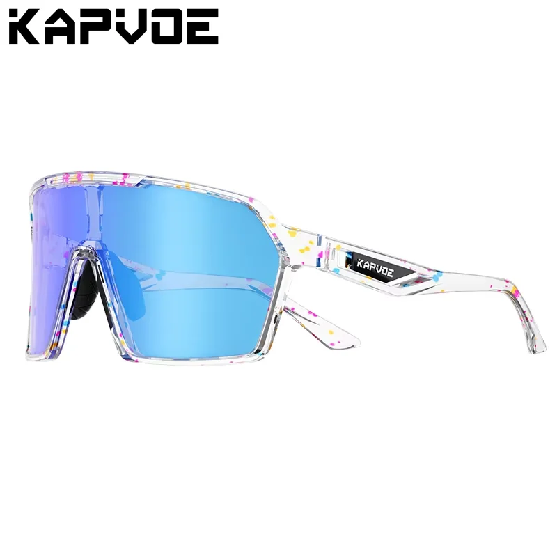 2026 Kapvoe Photochromic Sports Sunglasses for Men Cycling Glasses Women MTB Glasses Sports Baseball Sunglasses UV400 Goggles