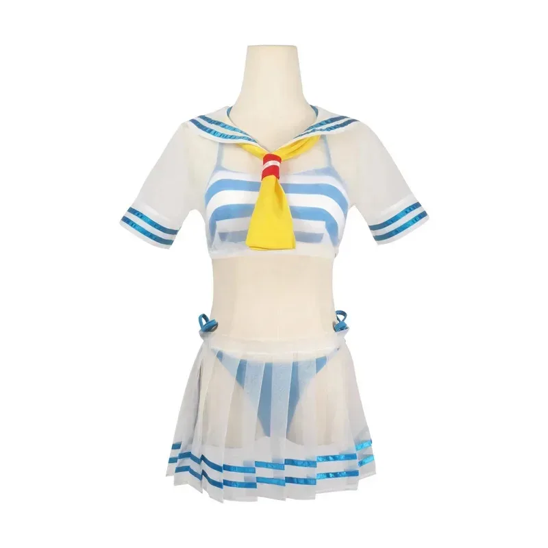 Nene 2025 ilustración Re: la vida en un mundo diferente de Zero Rem disfraz de Cosplay traje de baño traje de marinero para niñas Falda corta de verano