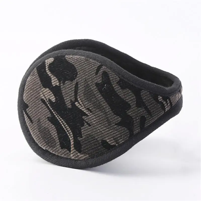 Winter Soft Earmuffs Women Men Velvet Ear Cover Protector Camouflage Outdoor Cycling Skiing Warm Plush Fleece Unisex Ear Muffs