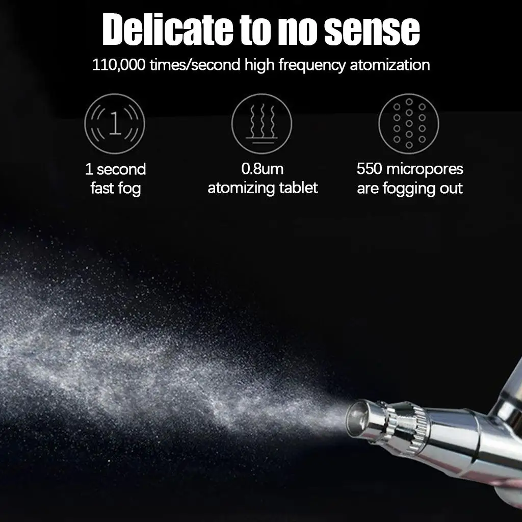 Mini Airbrush Compressor Kit Rechargeable with Air Brush USB Handheld Spray Pump Nail Drawing Craft