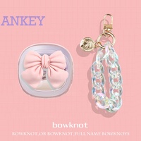 for Baseus Bowie WM02 TWS Transparent Protective Cute Cartoon Cover Bluetooth Earphone Shell Accessories TWS Headphone Portable