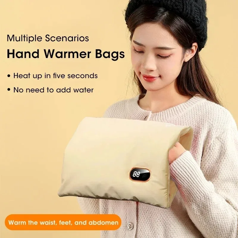 Fast Heating Multifunctional Graphene Flannel Electric Hand Warmer Home Electric Heating Pad Winter Warm Hands and Feet
