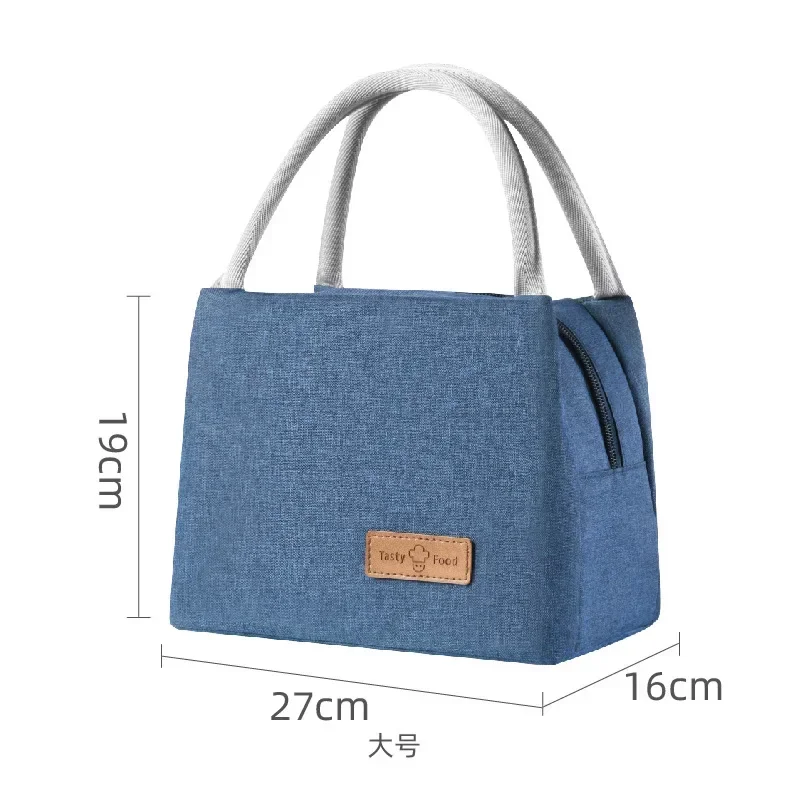 Borsa termica per il pranzo con imballaggio transfrontaliero borsa portatile per Bento a mano borsa per il pranzo portatile addensata con Film in