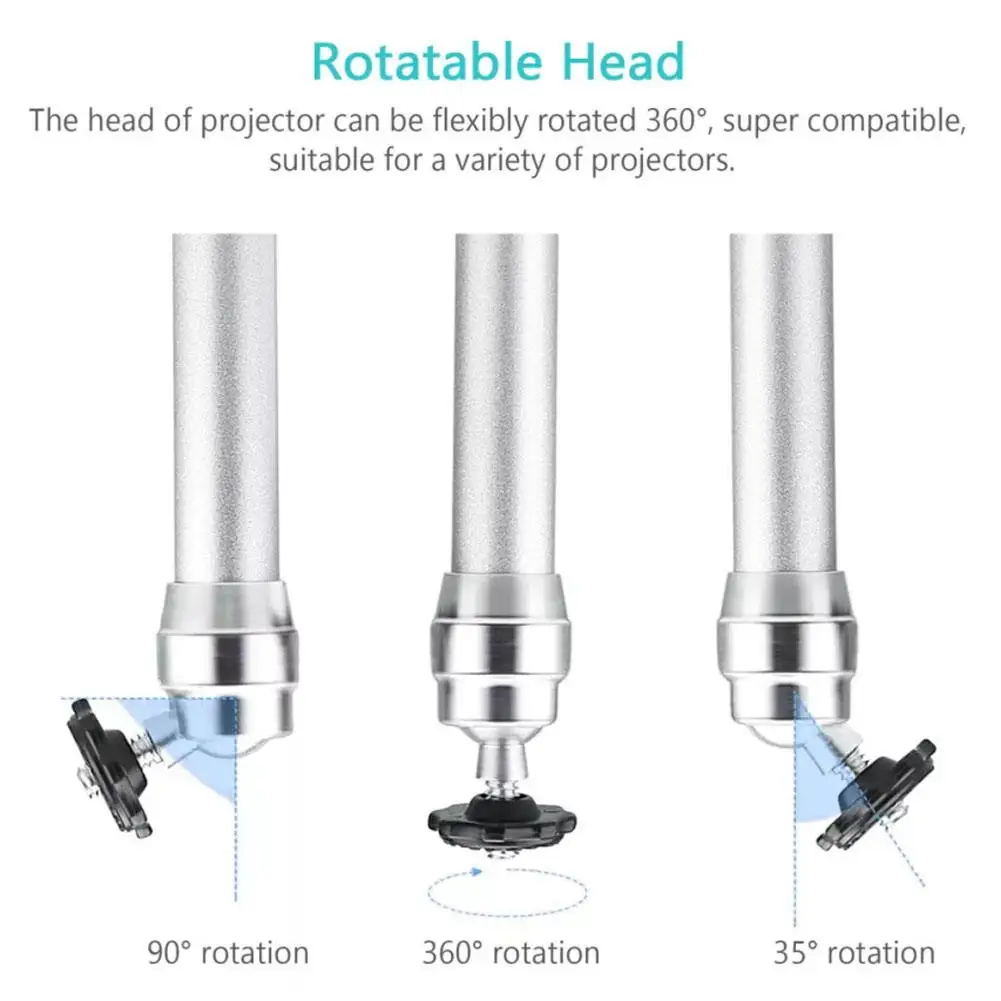ที่แขวนโปรเจคเตอร์ตัวยึดติดเพดานทำจากโลหะตัวยึดติดผนังแบบหมุนได้อเนกประสงค์สำหรับกล้องเฝ้าระวัง