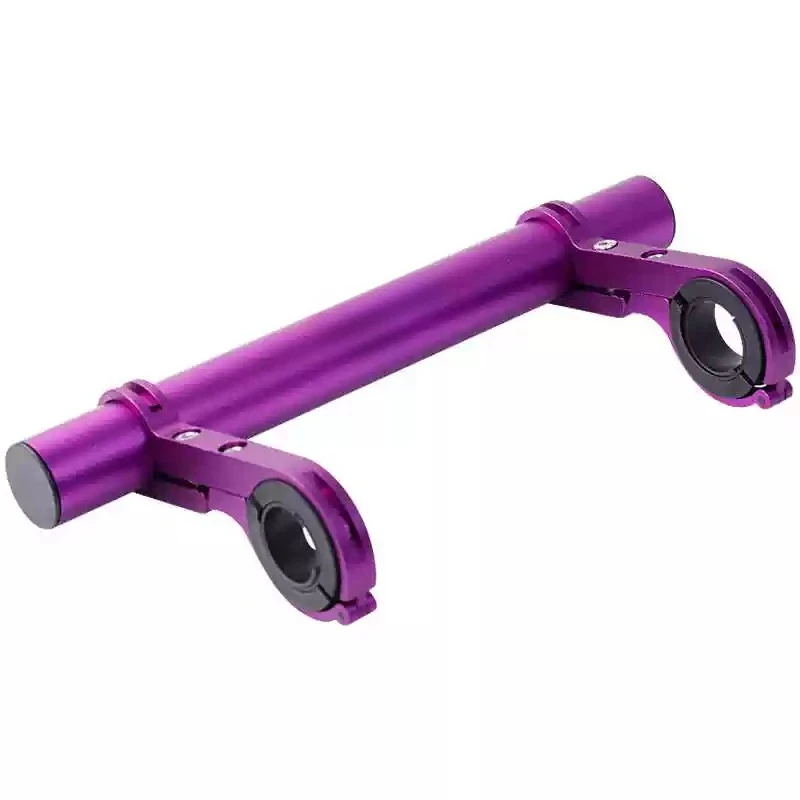 Bike Handlebar Extender Aluminum Alloy Dual‑Clamp Expansion Bracket for MTB Light Bike Computer Phone Holder Cycling Parts