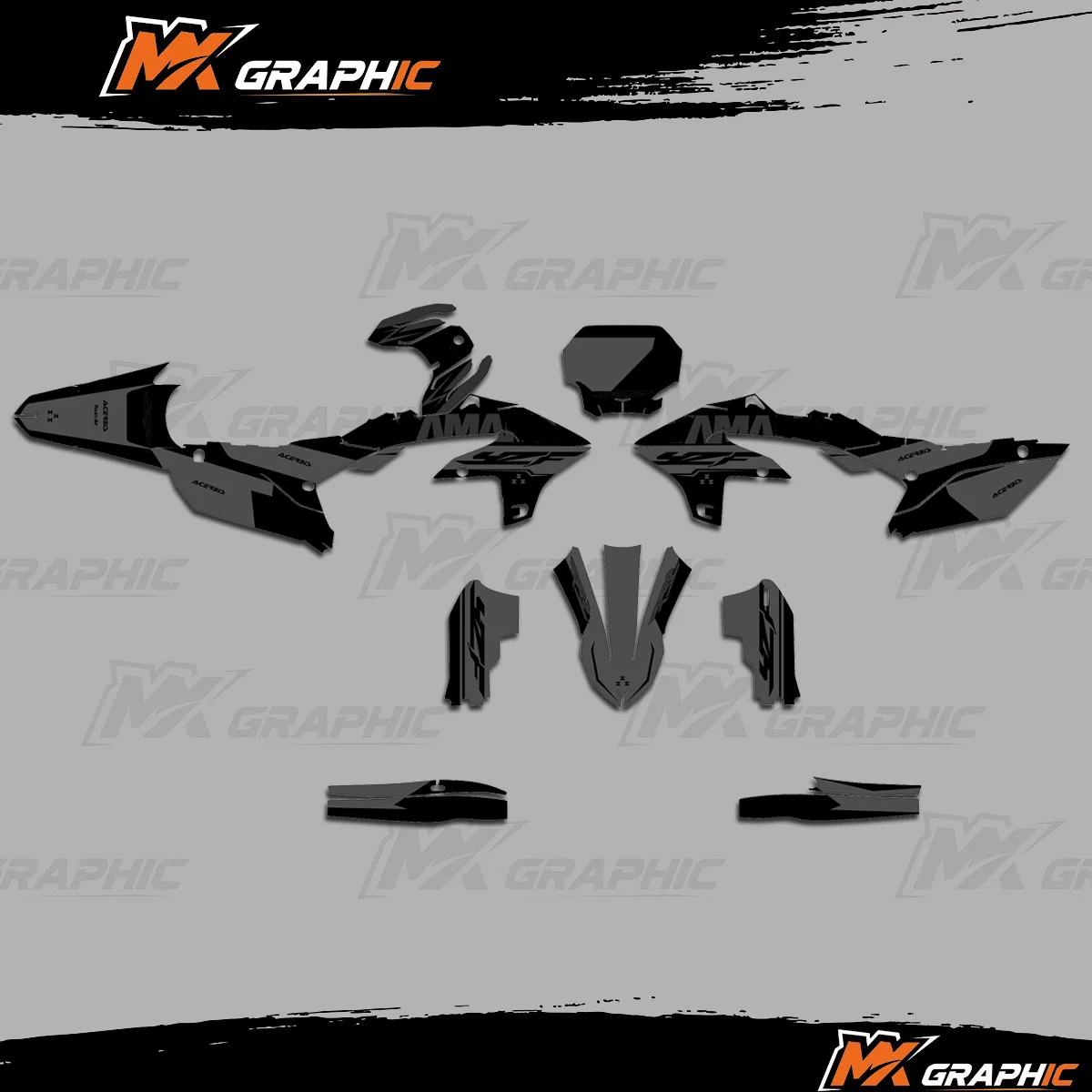 

YZ250F YZ450F 2024 2025 комплект графических наклеек для Yamaha YZF250 2024-2025 YZF450 2023-2025