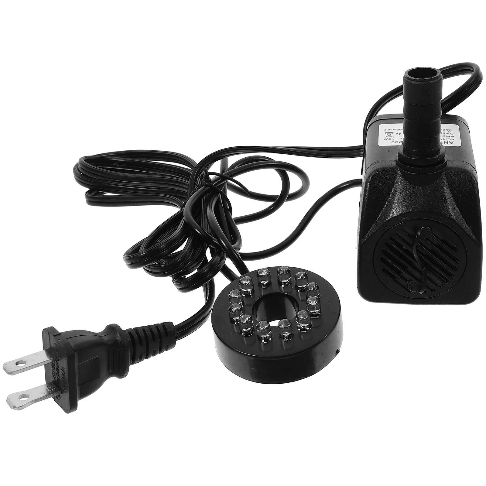 3W 5W 10W 16W 25W Powerful Submersible Pond Water Pump With LED Light for Aquarium Fish Tank Fountains Ponds EU Plug AC 220V