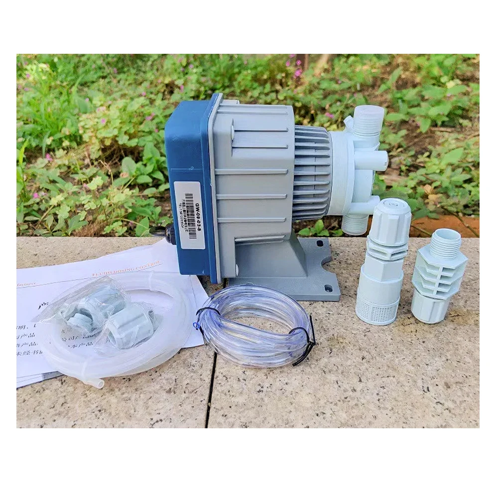 Электромагнитный мембранный дозирующий насос Компактный кислото- и щелочной дозирующий насос с регулируемым потоком Дозатор для очистки сточных вод