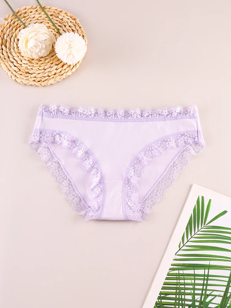 ALDOLA-Slip en dentelle sans couture pour femme, culotte confortable en coton respirant, sous-vêtement de sport pour fille, lingerie féminine, ensemble de 5 pièces