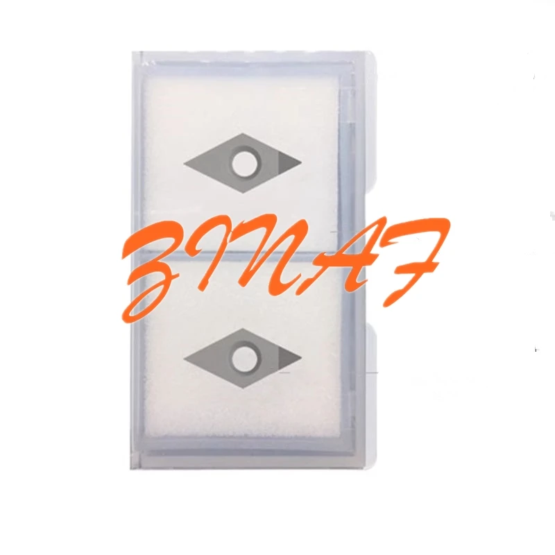 2 قطعة الماس إدراج DCMT070204 DCMT070202 DCMT11T304 DCGT070204 DCGT11T304 PCD CBN تحول المخرطة باستخدام الحساب الآلي مملة أداة إدراج