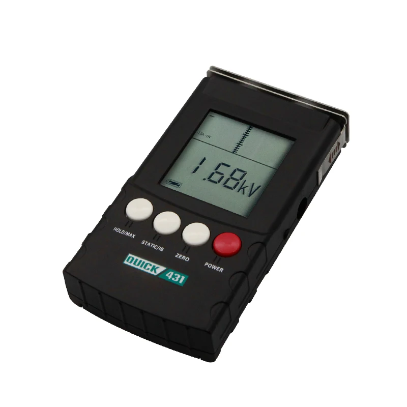 High-Accurate Portable Manual Static Meter Ion Balance Tester 431 Process Control 9V Battery Powered ESD Protected New Condition