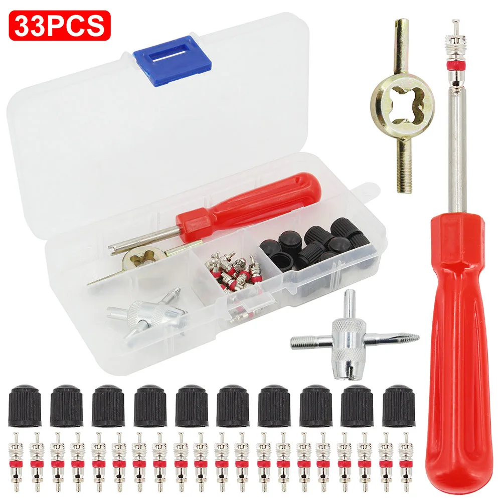 

Bikes Trucks Cars Tire Repair Tool Repair Install Tool Valve Stems Plastic metal Remover Screwdriver Tyre Inserts