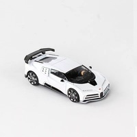 JKM 1:64 Buga-tti Cento-dieci 110 White Alloy Simulation Model Car