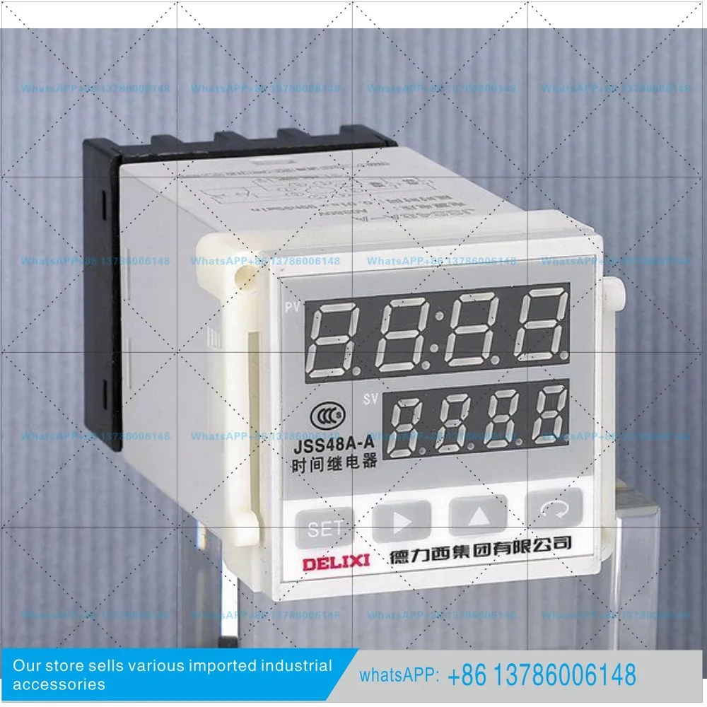 JSS48A-A/3 JSS48A-A Button Delay Relay Dual Row Display AC220