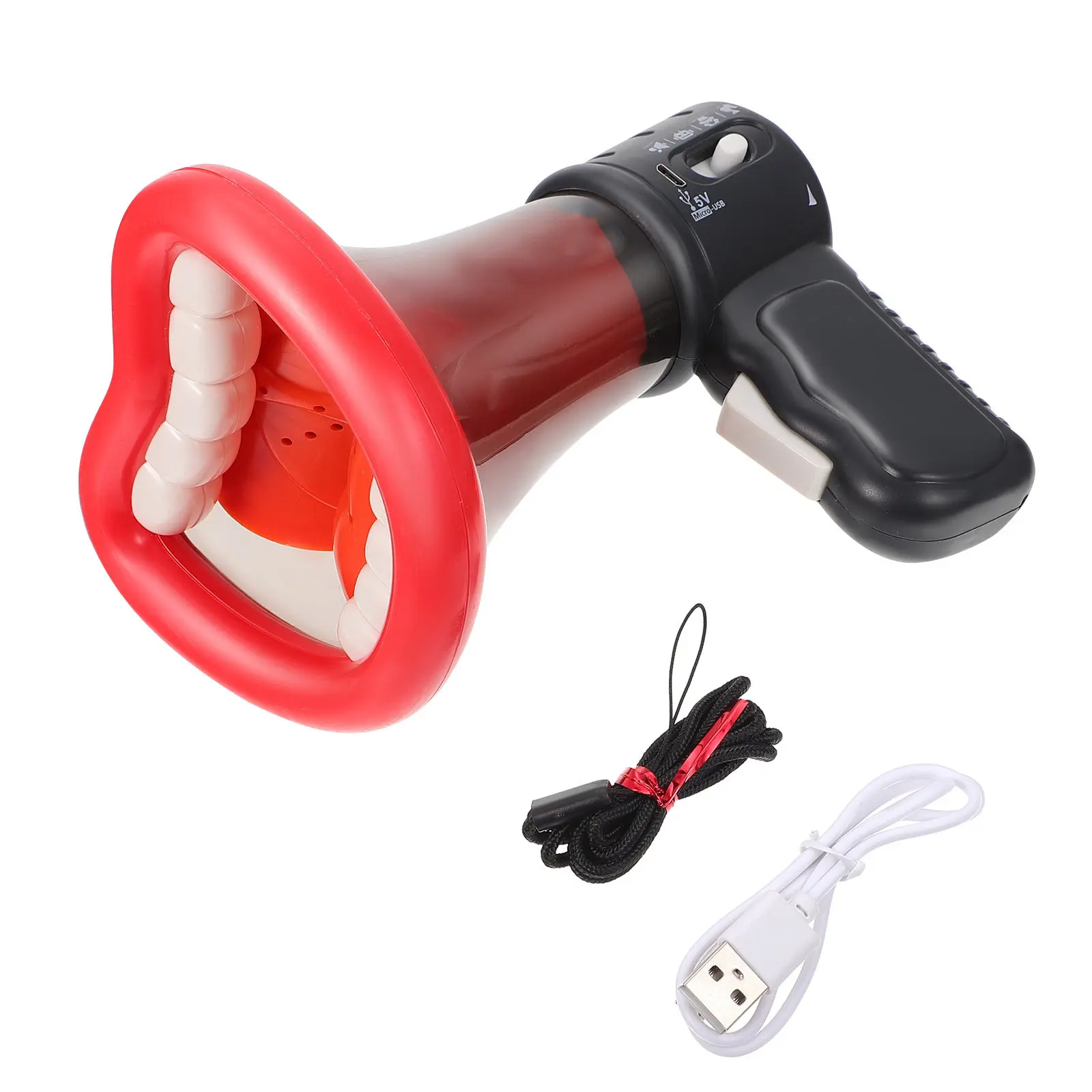 

Speakers Loud Voice Change Toys Sports Cheering Microphone Black Cheerleading Megaphone Children's Horns