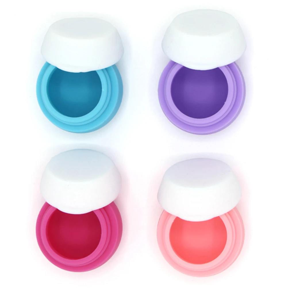 

2pcs 20Ml Silicone Travel Bottles Leakproof Reusable Cream Containers Dispensers For Makeup Art Supplies Outdoor Red