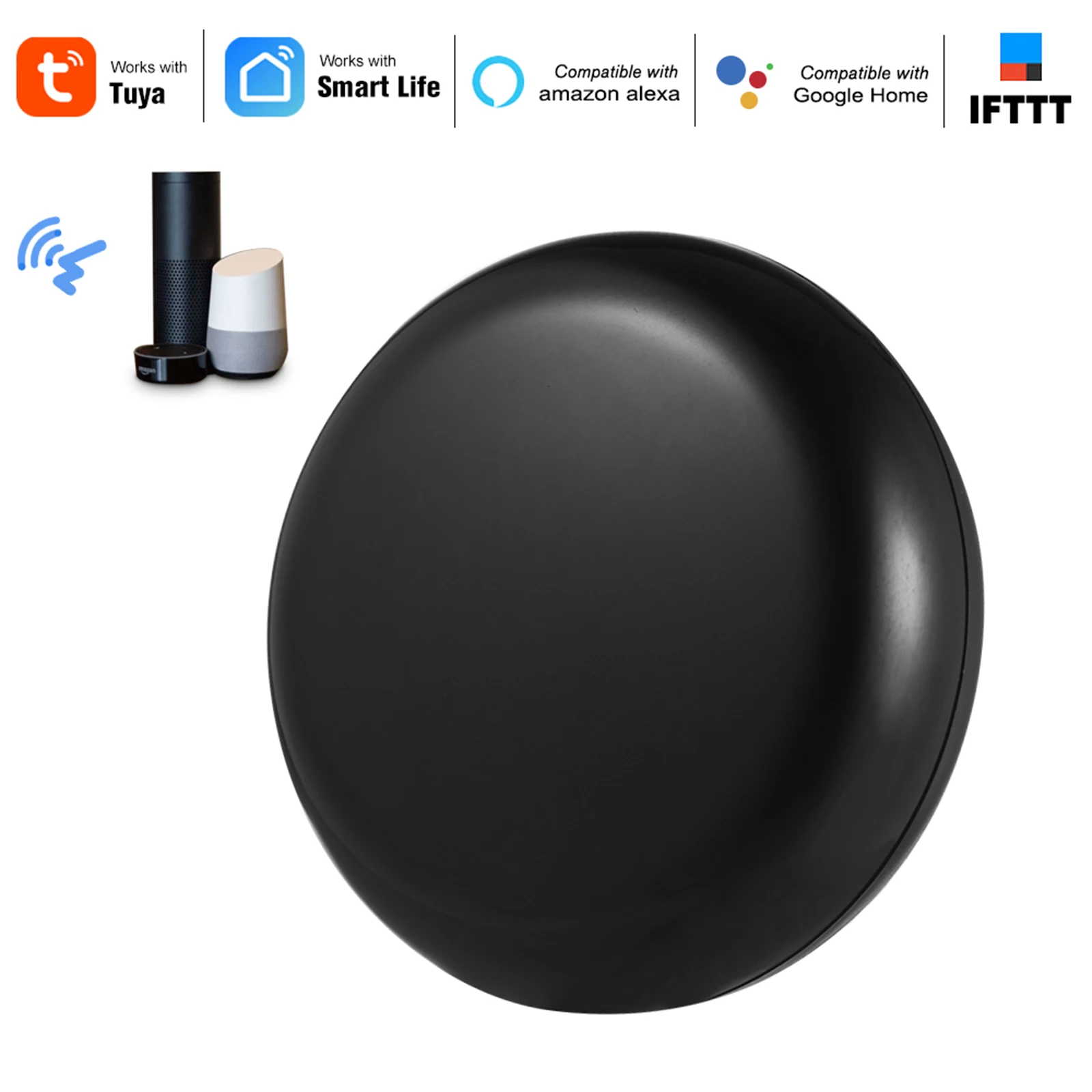 WiFi-IR Remote Control 2.4Ghz Enabled Infrared Universal Remote Controller For Air Conditioner TV DVD Using Tuya Smart Life APP
