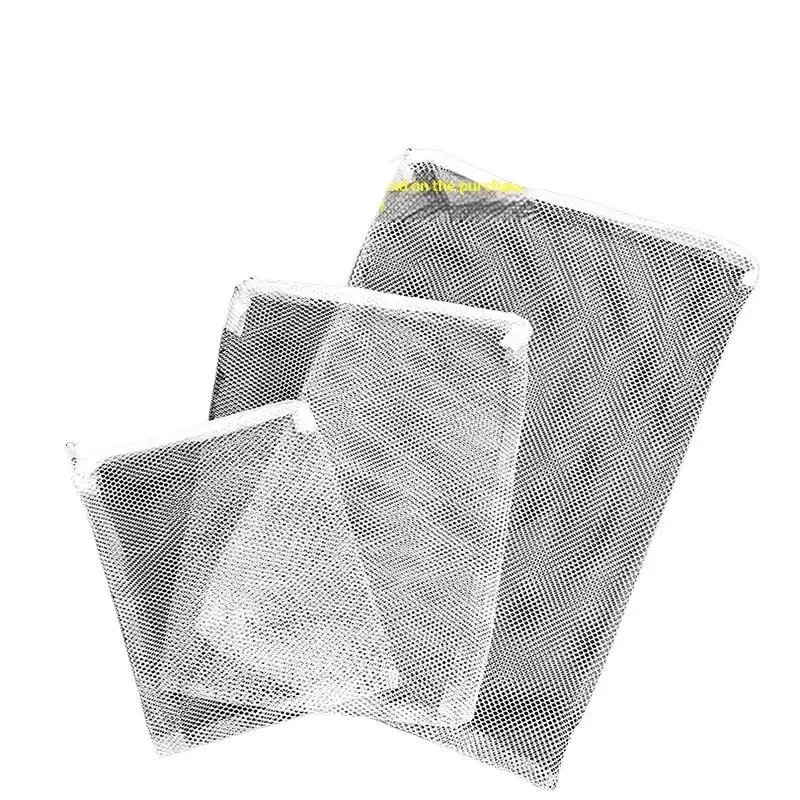 Aquarium Filter Net Bags Reusable Fine Filter Media Bags With Zipper For Aquarium Filtration Bio Ball Carbon Isolation Storage