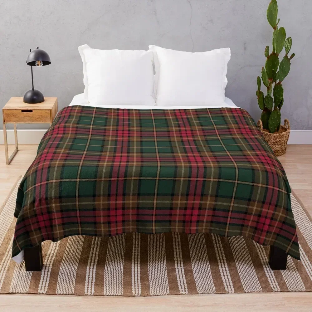 

County Cavan Irish Tartan Throw Blanket wednesday Sleeping Bag Designers Blankets