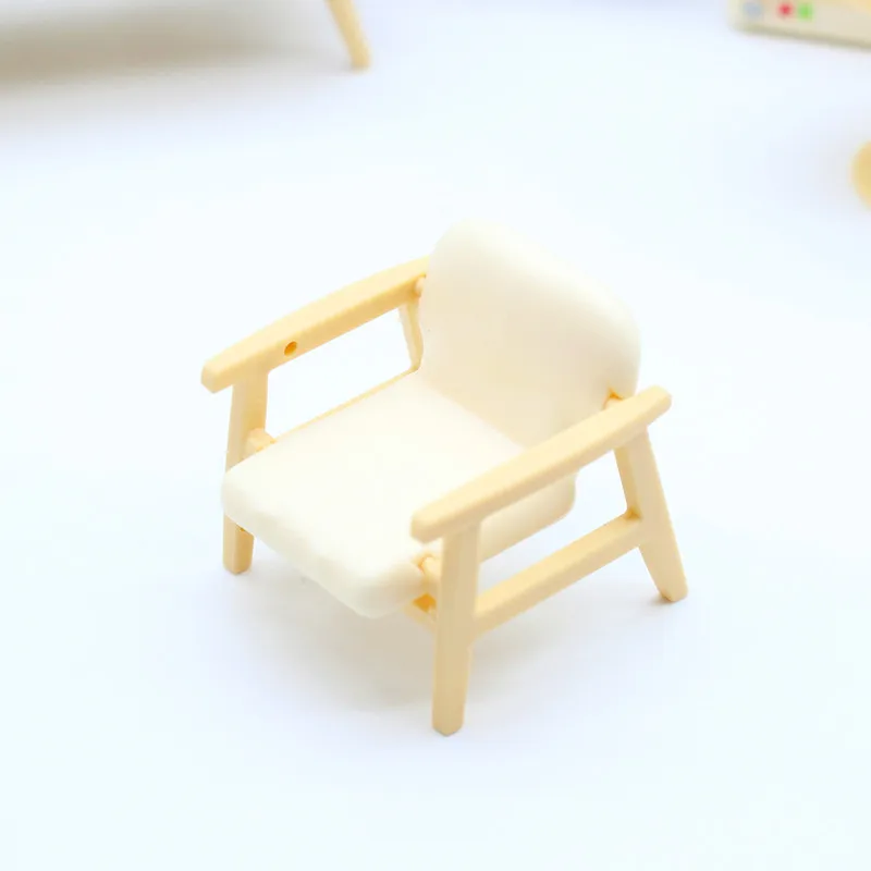 

Dollhouse Mini Sofa Chair DIY PLastic Toys Living Room Create Your Own Miniature Scene Model Home Decor Room Decor Decoration