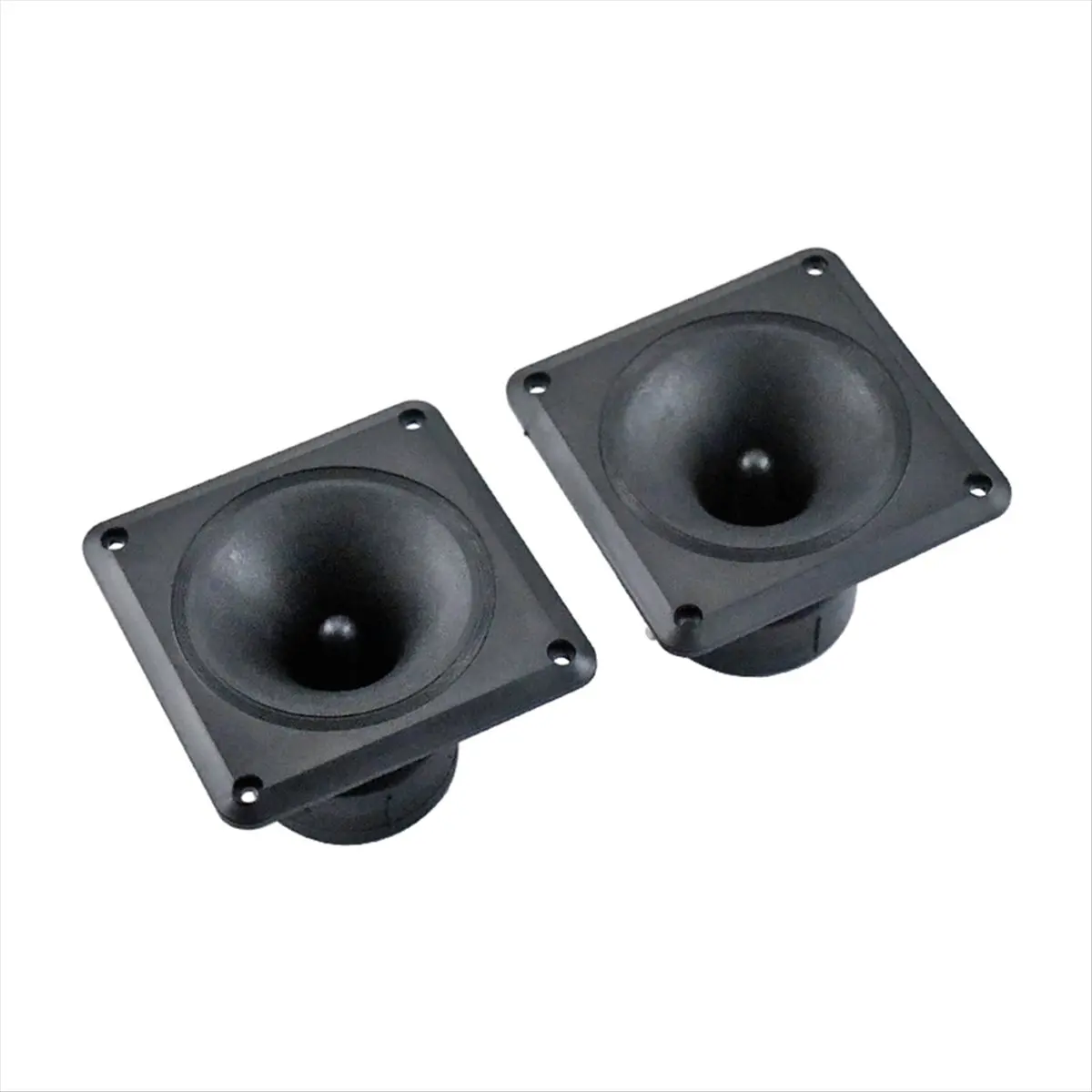 A86G NEW 4PCS 4 Inch 110x110mm Square Horn Tweeter Stage Speaker Piezoelectric Ceramic High Power Speaker Accessories 2.2k-27khz