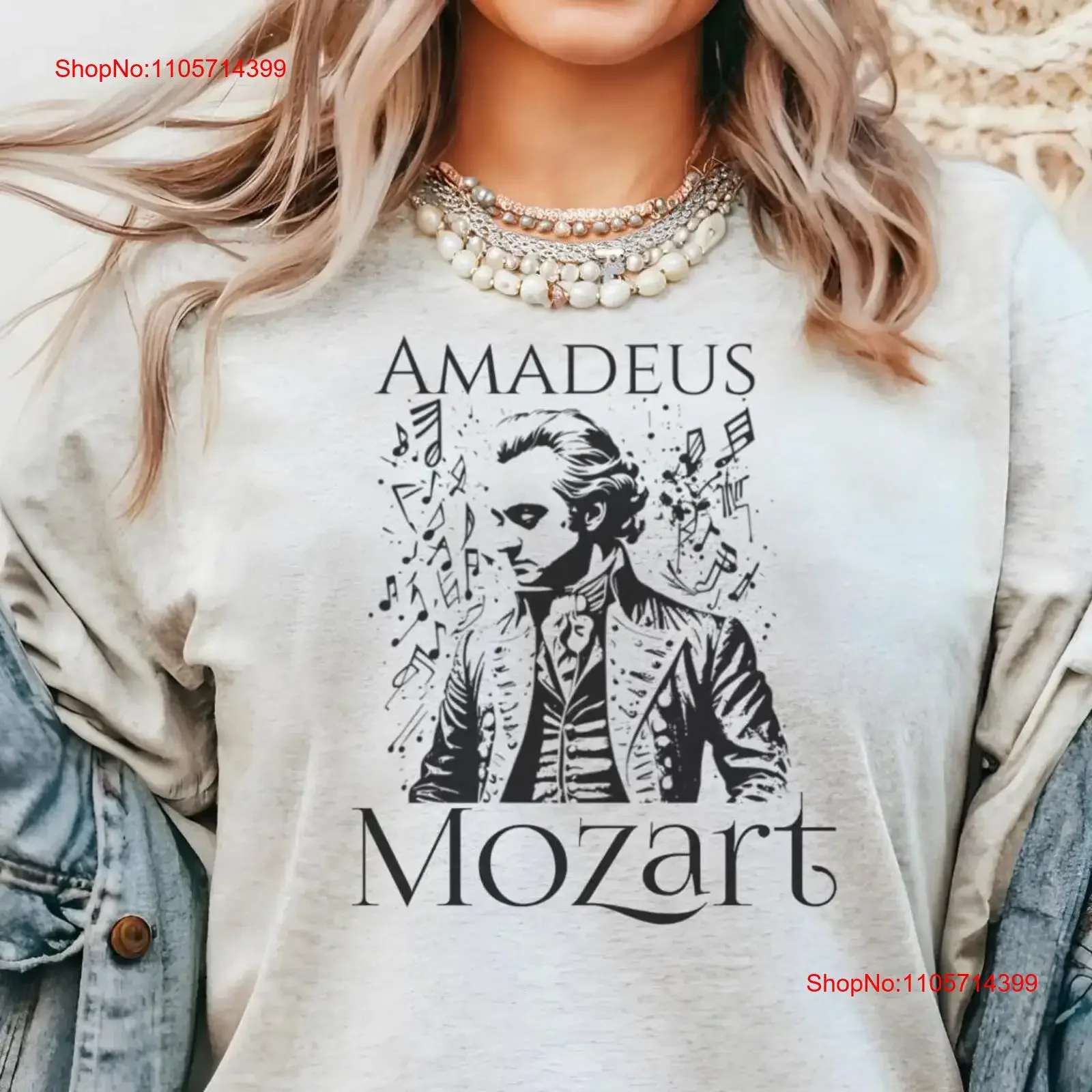 MozarT T Shirt Classical Music Lovers Teacher Musician Class Symphony Lover vintage Washed Stylish Top For Everyday Wear Unisex