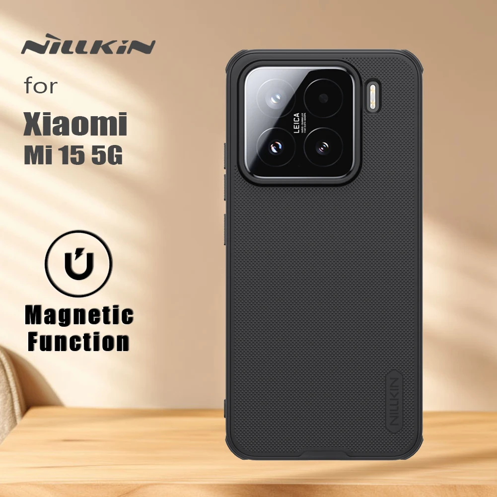 Чехол Nillkin для Xiaomi Mi 15 5G, магнитный суперматовый щит Magsafe, тонкий мягкий край, задняя крышка, защита