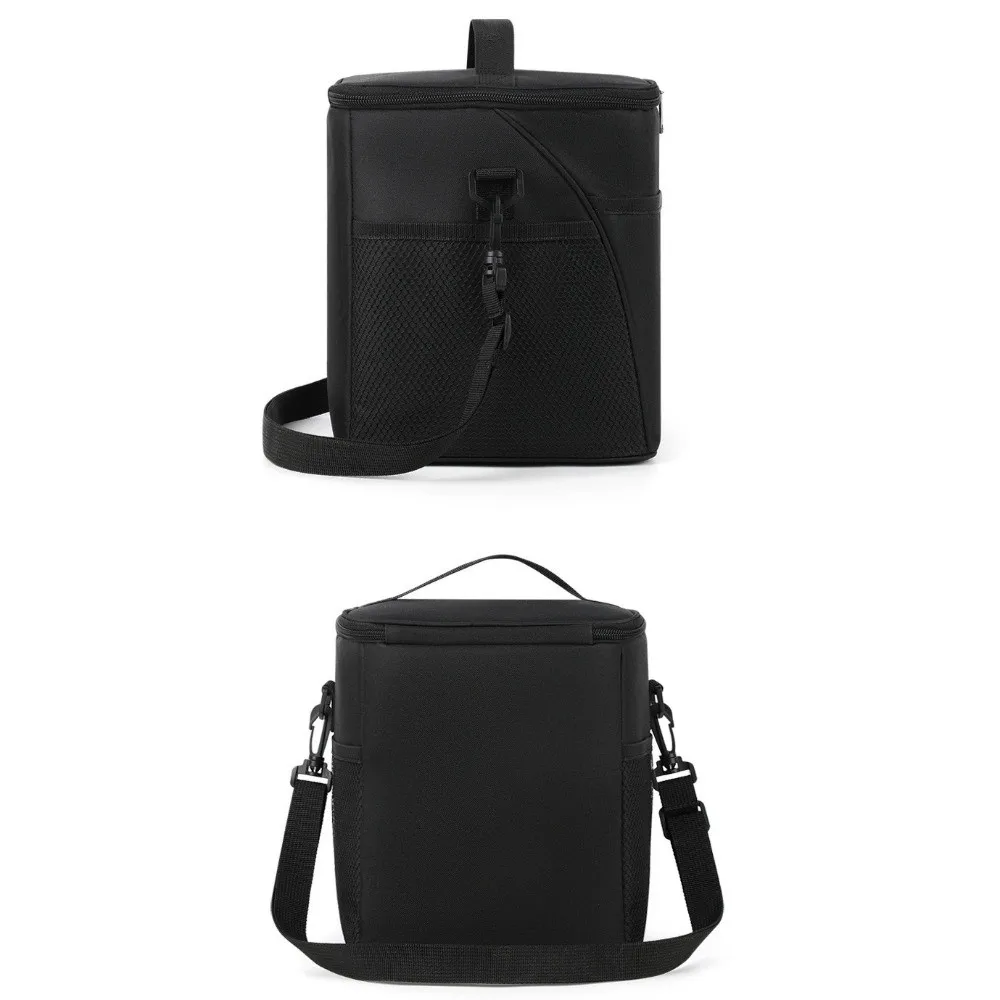 Lunch bag insulated with leakproof thermal lining, spacious interior, durable fabric, and stylish design for work, school, travel, and everyday meals.