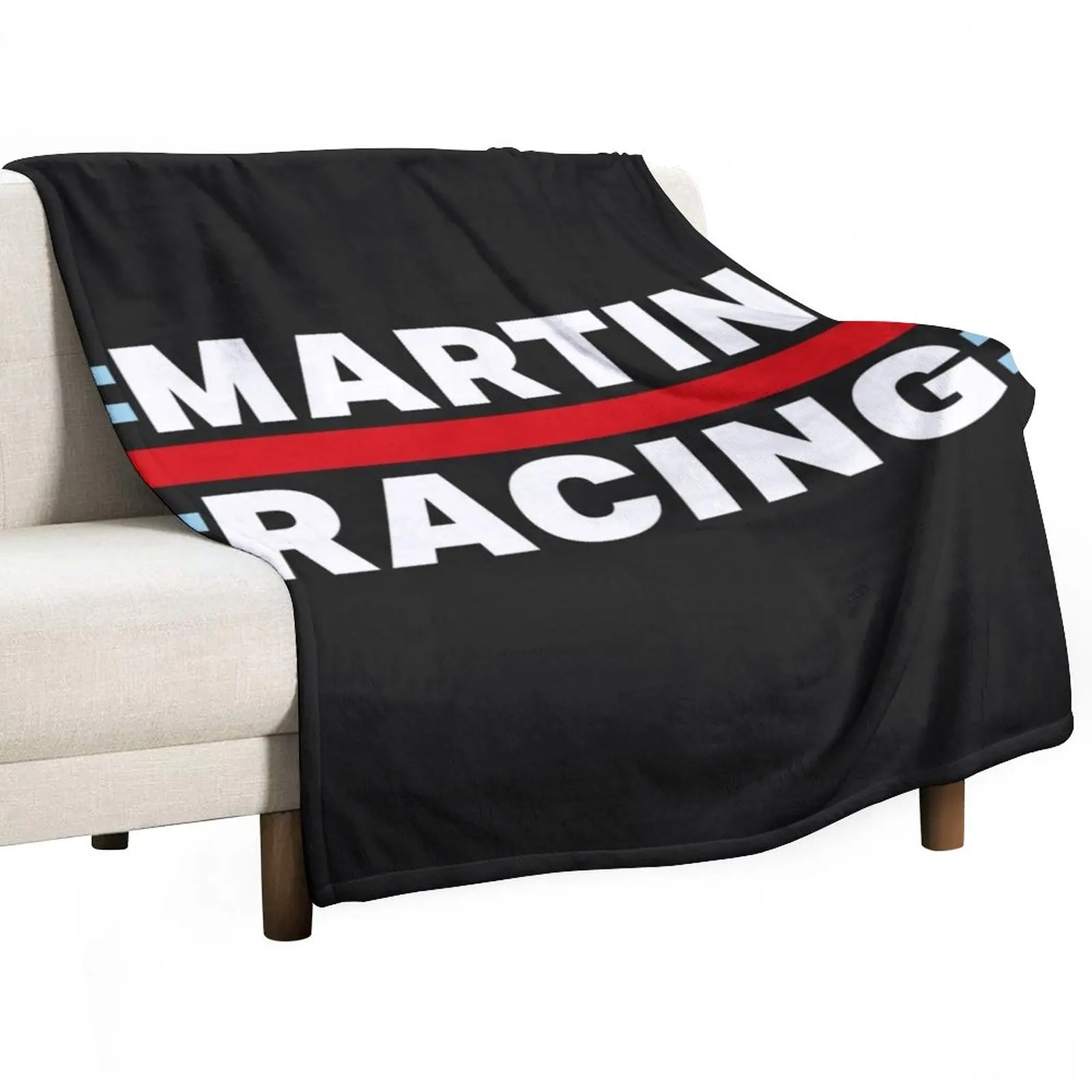 

martini racing Throw Blanket Sofa Quilt Plaid Blanket Fluffy Flannel Fabric