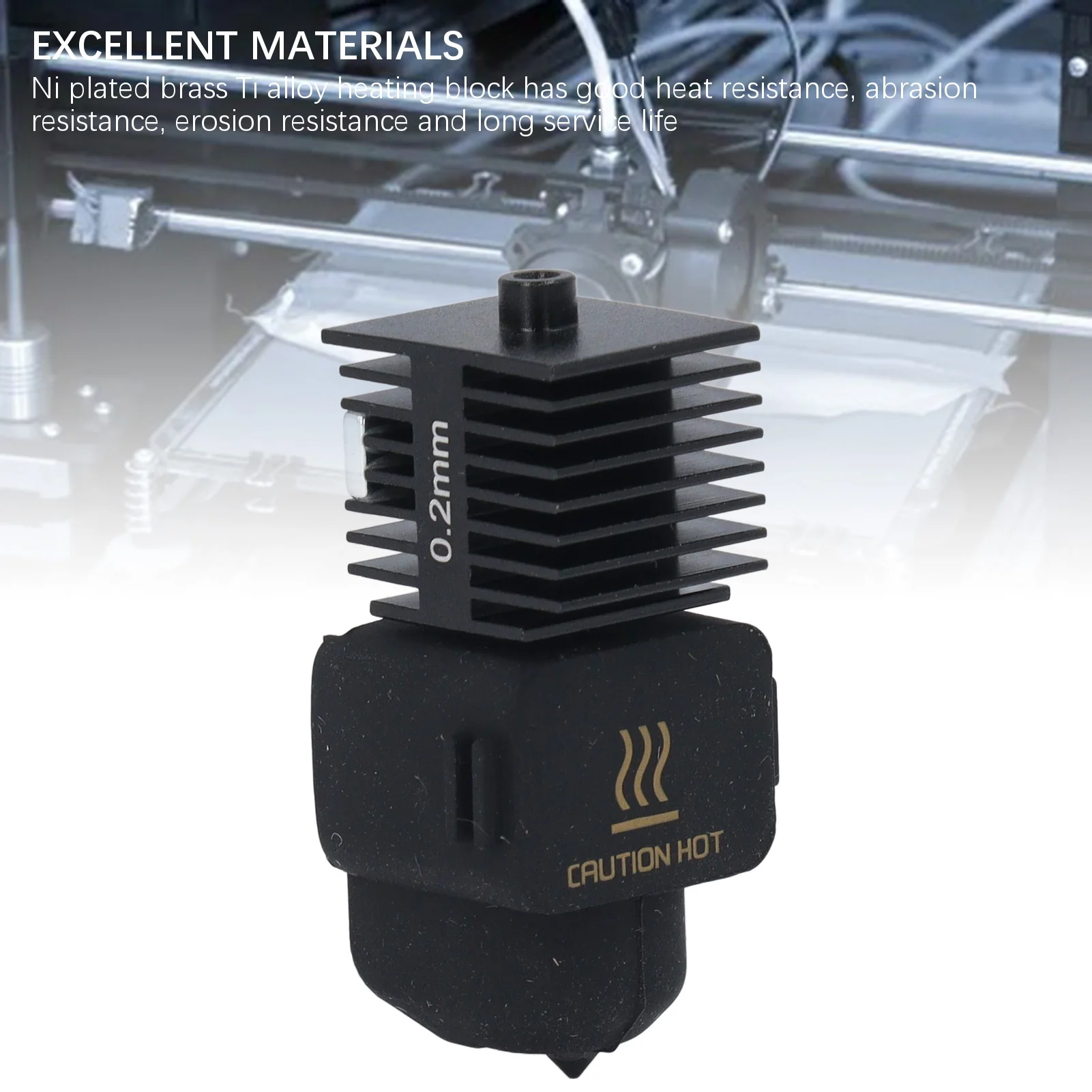 

3D Printer Accessories 3D Printer Hotend Removable Hardened Steel Nozzle Kit Extruder Replacement Accessories for A1 A1 Mini