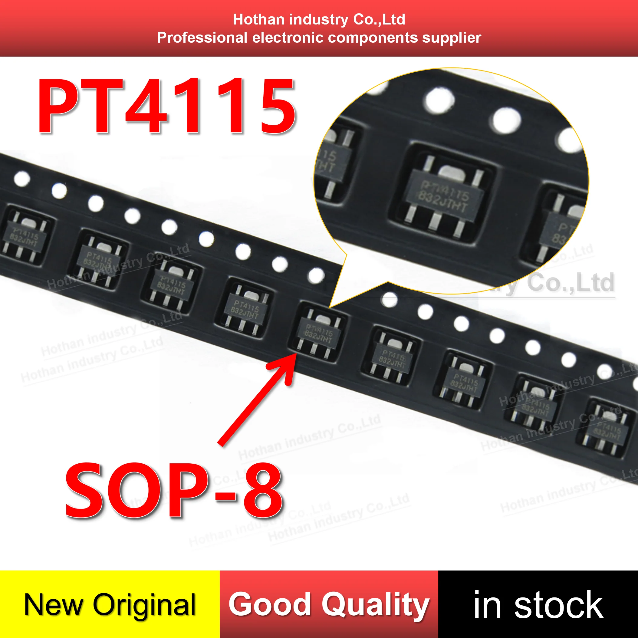 [20piece]100% New PT4115 SOT89-5 Chipset High Dimming Ratio LED constant current driver ON STOCK NEW