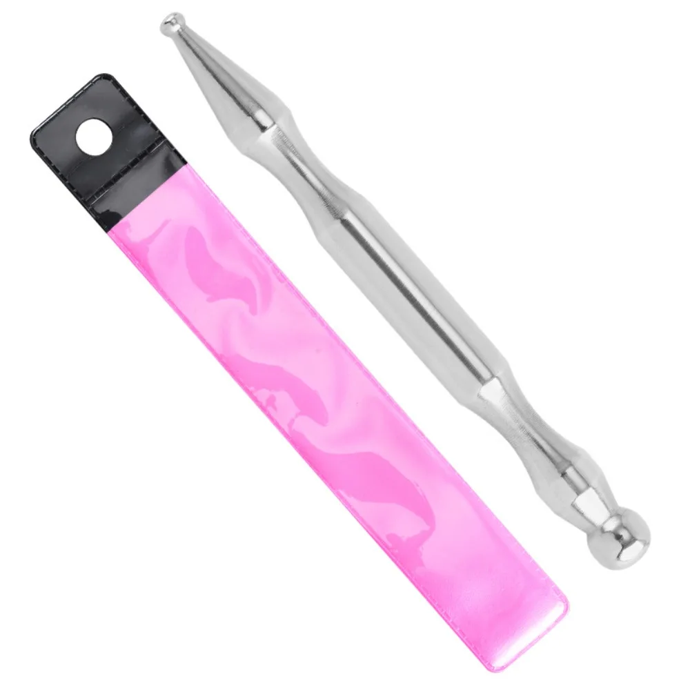 

Stainless Steel Acupuncture Pen Dual Head Design Wellness Product Dual Head Massager Deep Tissue Therapy Self-Care Tool