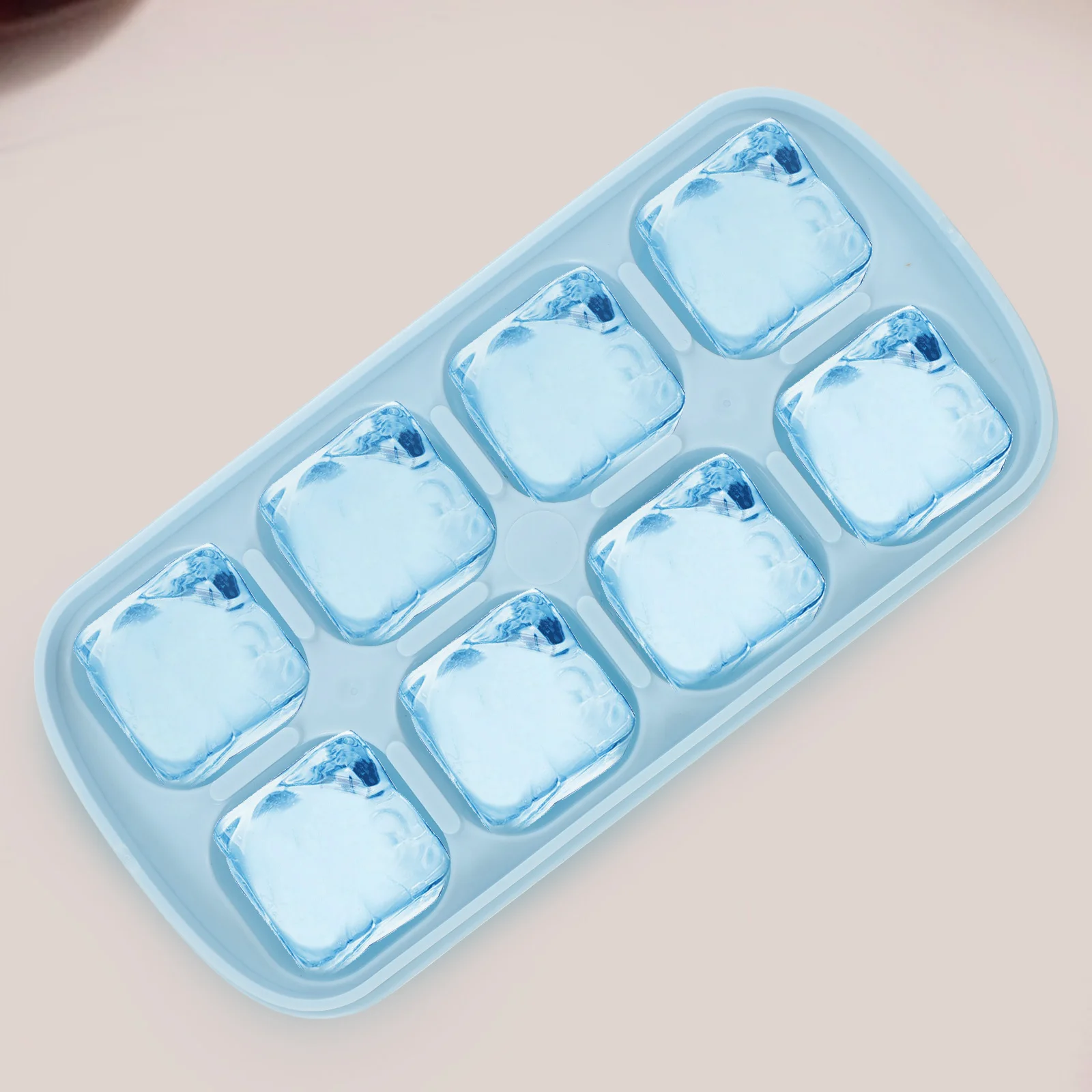 

Ice Cube Mold Tray Sky blue Square DIY Molds Lid for Making Cubes Kitchen Freezer Tools Food Grade PP TPE Material Perfect Gift