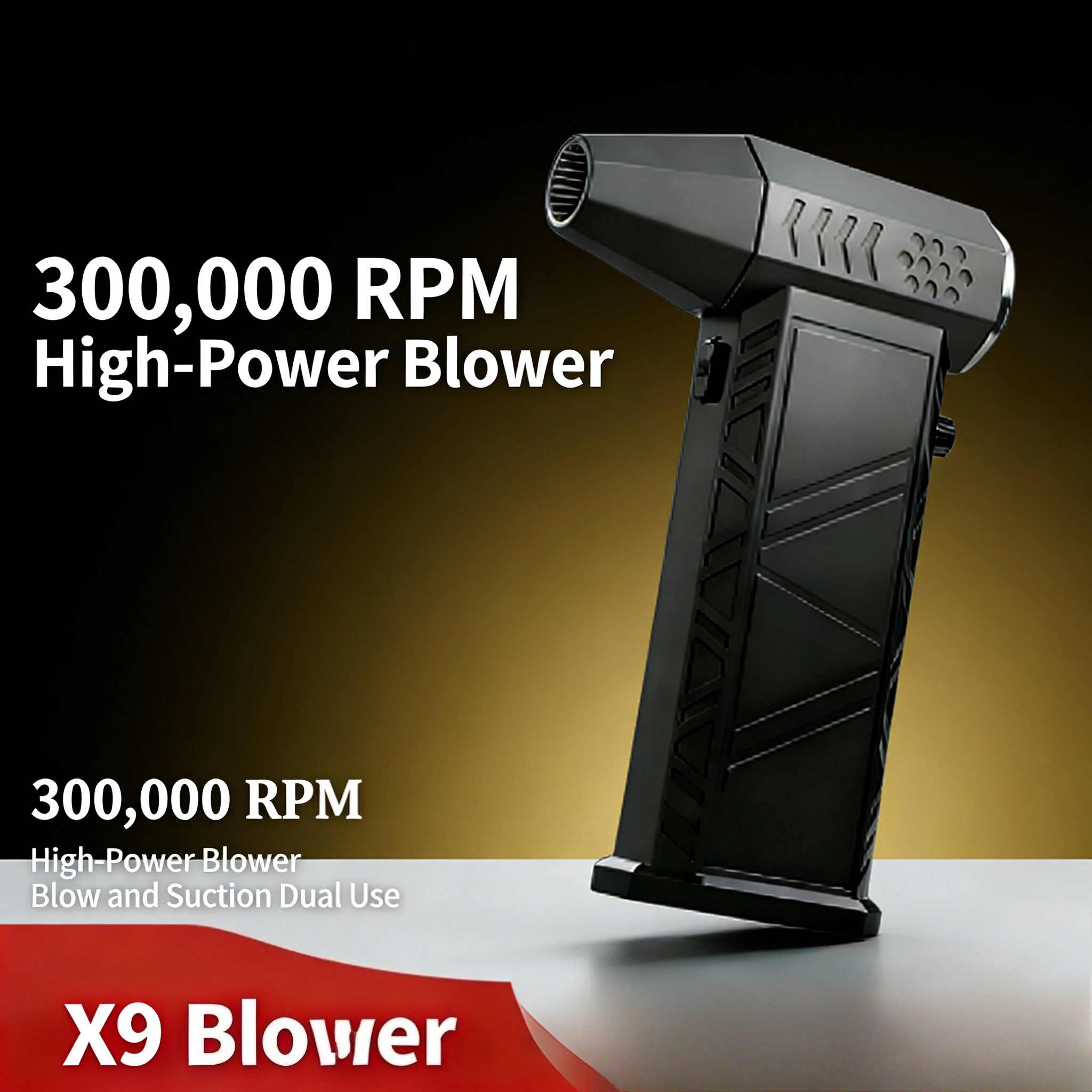 

X9 800000RPM Turbo Jet Blower & Vacuum 2 in 1 | Wireless Portable Compressed Air Duster