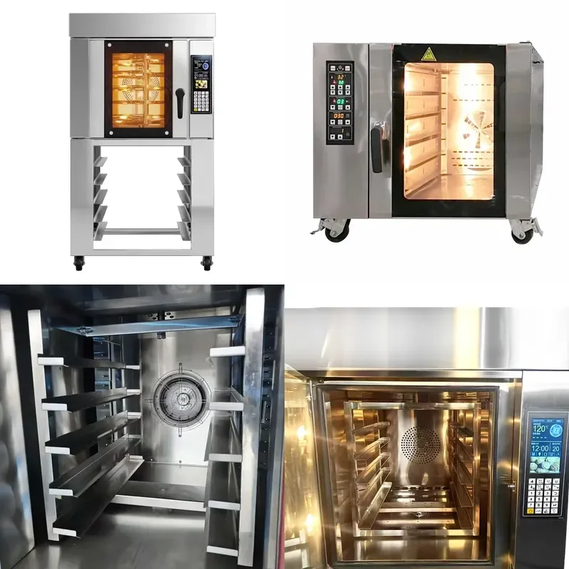 Commercial Electric Rotary Convection Oven 5 Tray Baking Equipment for Bread Bakery