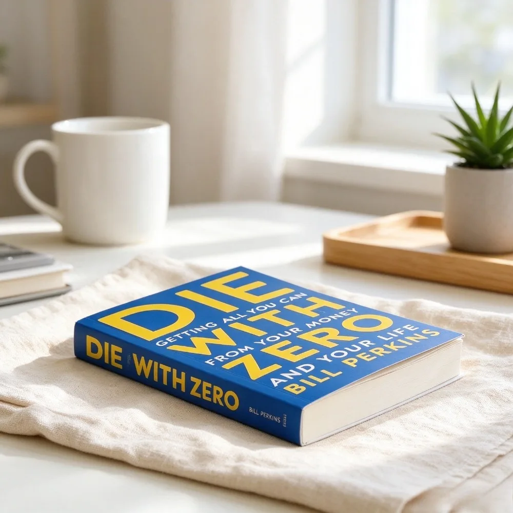 Die With Zero by Bill Perkins English for Adult Readers Paperback Money Management Book, Practical Wealth Tips, Good Binding