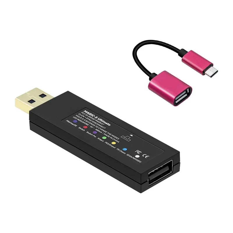 

USB-адаптер Magic-S Ultimate для PS5/Switch/Macos/Windows для серии/конвертер геймпада Logitech