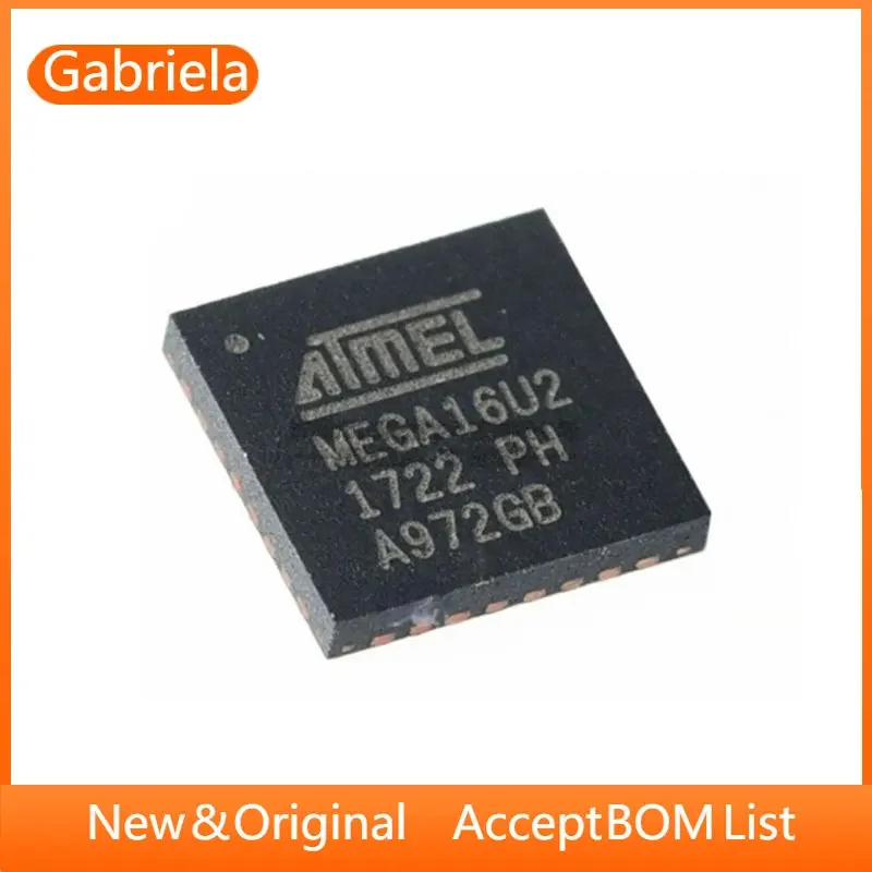 2-5 Pcs ATMEGA16U2-AU MEGA16U2 TQFP32 ATMEGA16U2-MU MEGA16U2 QFN32 MCU Brand chips ic