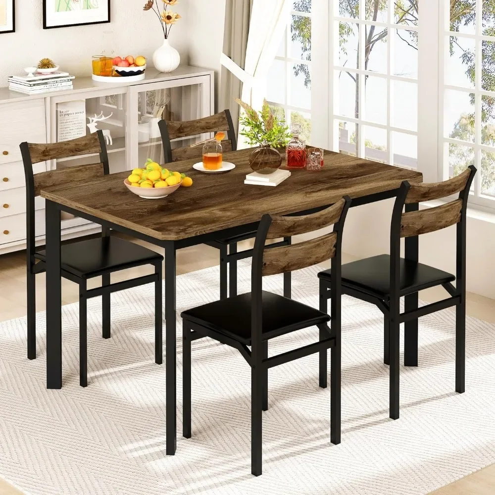 Dining Table Set for 4, 43.3