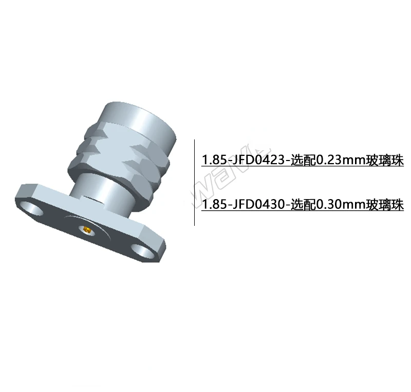 1.85mm Male Detachable Connector/12.2mm Two Hole/65G