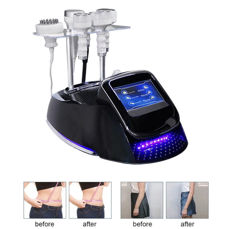 2022 Hot Selling Cavitation Professionnel 80k Cavitation Vacuum Machine Microcurrent Face Lift Device Body Shaping Fat Burner