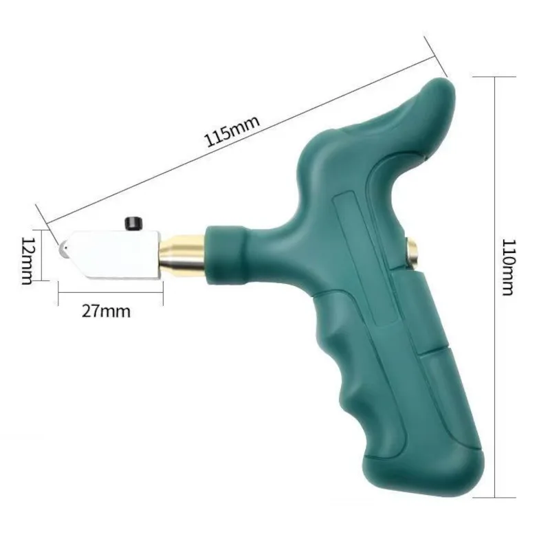 Ручной резак для плитки и стекла с вольфрамовым роликом