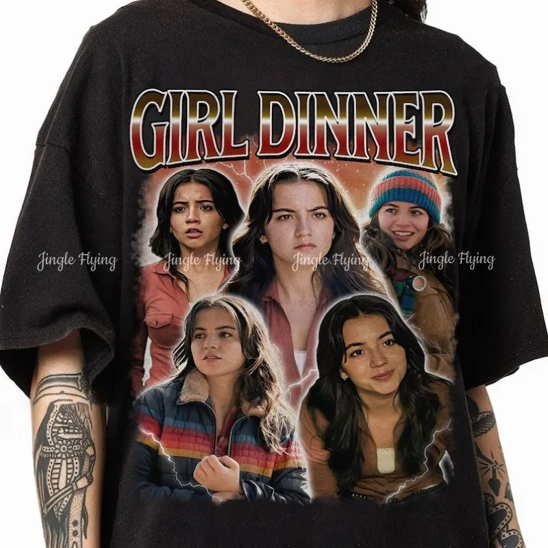 Chica cena homenaje Vintage Bootleg Rap TLOU Fan regalo Dina y Ellie camiseta