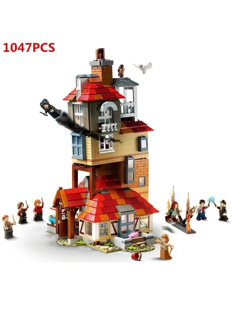 1071pcs Attack on Burrow Model Building Blocks Bricks Fit 75980 Toys for Children Christmas Gift