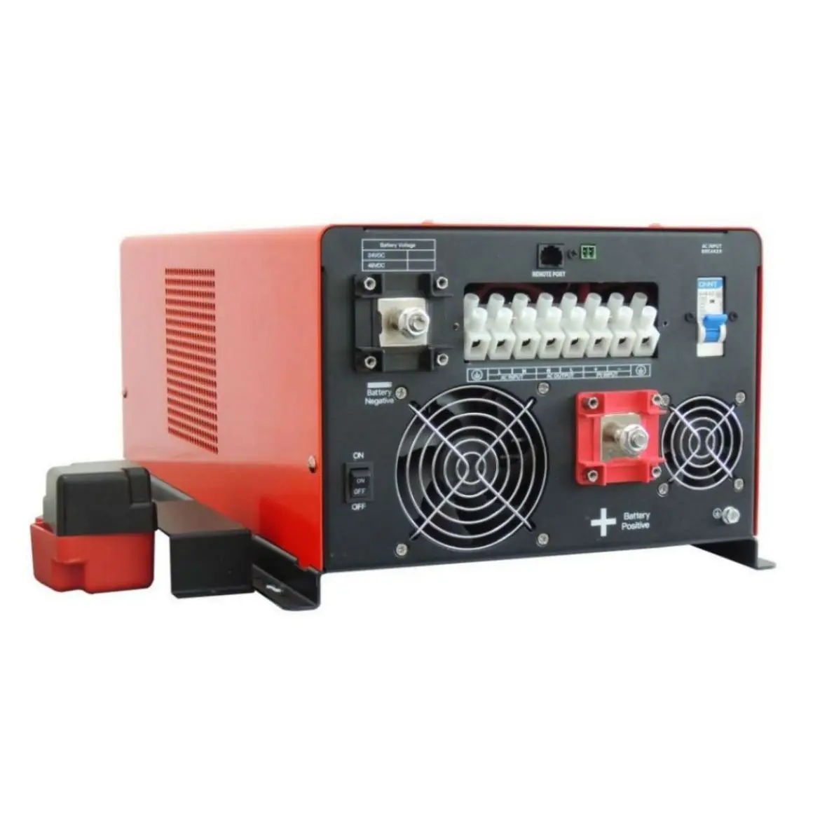 6KW 48V 230VAC Inverter di potenza domestica a onda sinusoidale pura a bassa frequenza Off Grid con caricabatterie UPS Inverter