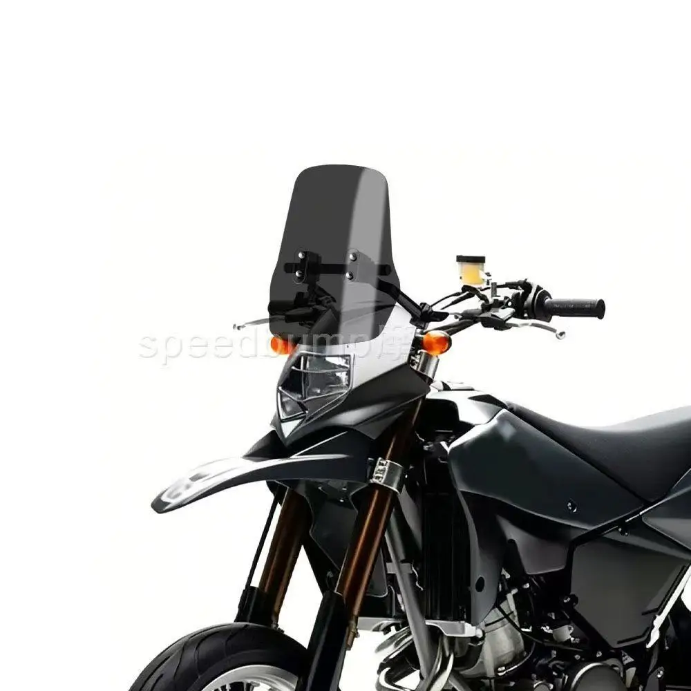 For Huswana sm 400r 2002 Adventure motorcycle front windshield with 12mm navigation bracket tube