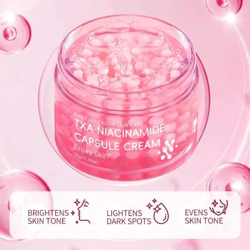 Wanzi Pearl Cream Anti Aging Face Moisturizer Peptide Collagen Boosting Firming Cream Reduce Fine Lines Wrinkles Plumping Volume